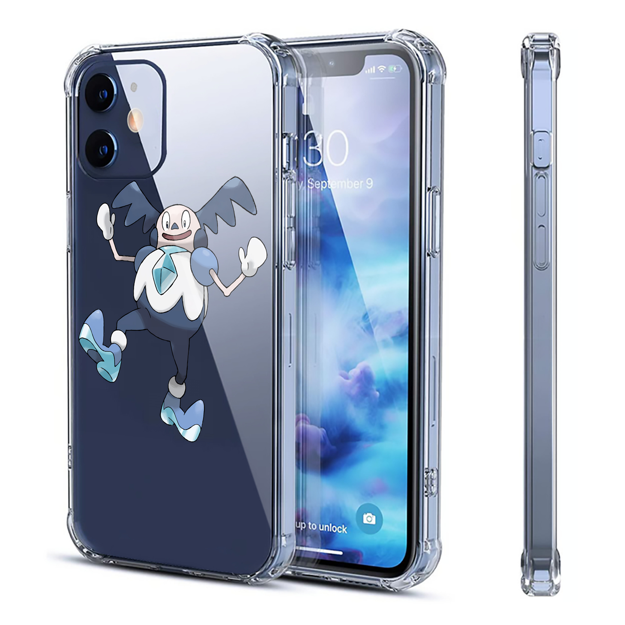 （画像用） ポケットモンスター Pokémon 【iPhone 12シリーズ対応】透明スマホケース（クリアソフトケース）